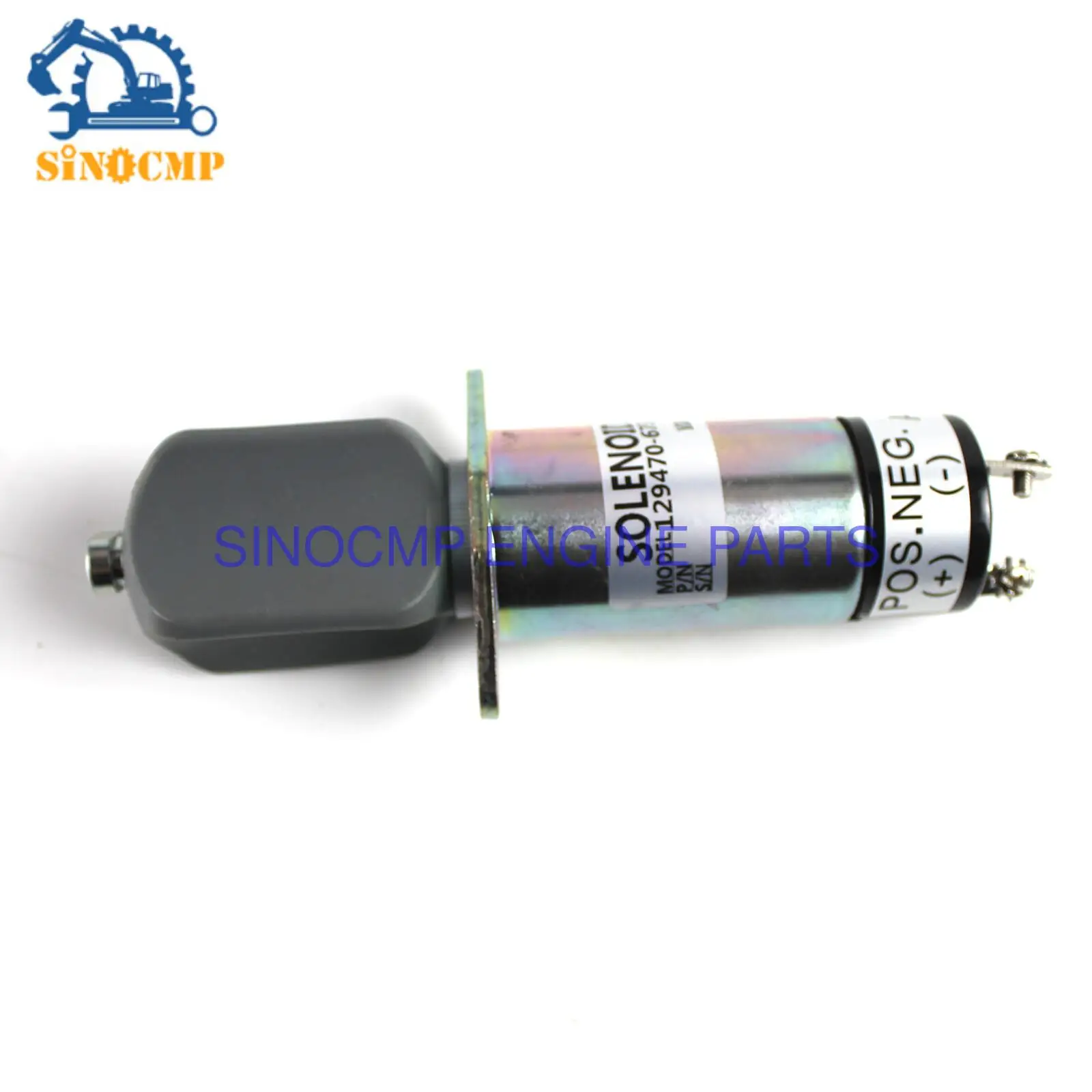 1PC 12V Fuel Stop Solenoid 1502-12D6U1B1S1A 129470-67320 1504-12A6U1B1S2 for Yanmar Diesel Excavator Replacement Parts