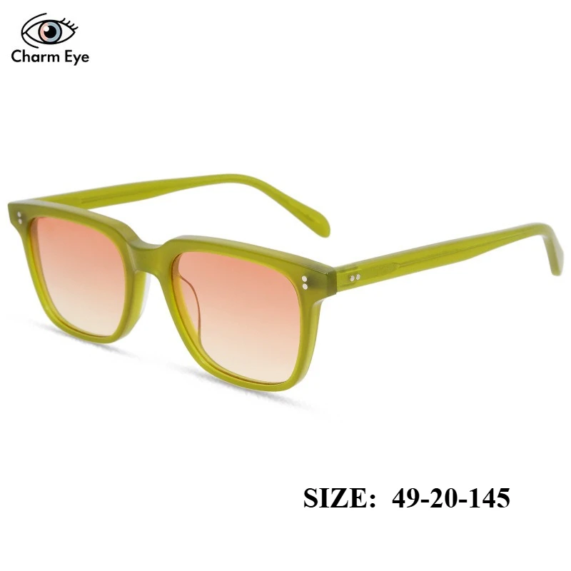 

Retro Square Large Frame Acetate Sunglasses Men High-quality Fashion Designer Brand Outdoor Protection Uv400 Sun Glasses Women