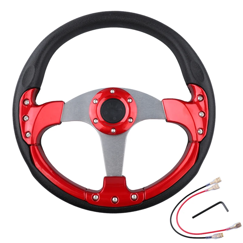 Universal 14 inch 350mm  Racing Car PVC Modification Mini Drifting Steering Wheel