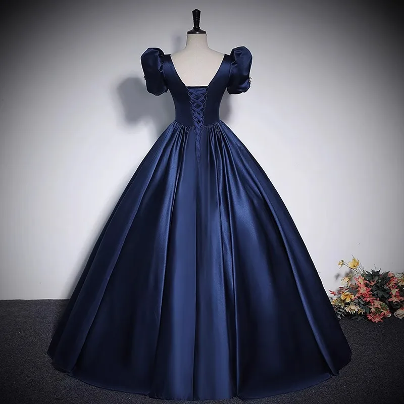 Customized New Satin Ball Gown Quinceanera Dresses Prom Party Birthday Gowns Formal Occasion Vestido De 15 Anos Sweet 16