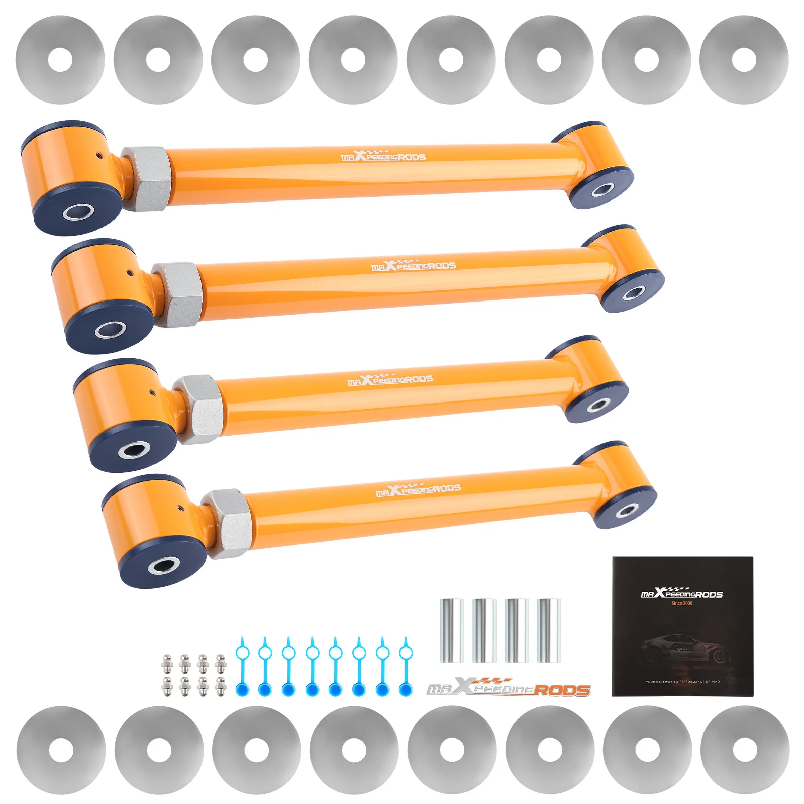 MaXpeedingrods Adjustable Front Upper And Lower Control Arms 0-6