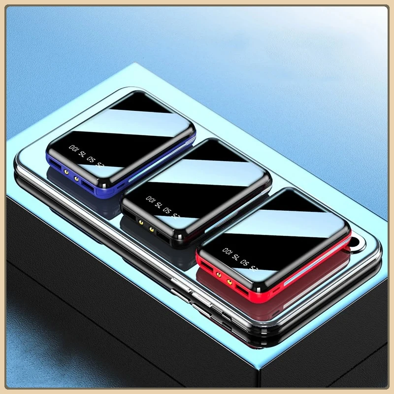 

20000mAh Mini Power Bank Fast Charging Portable Battery with Digital Display Dual USB Ports Compatible