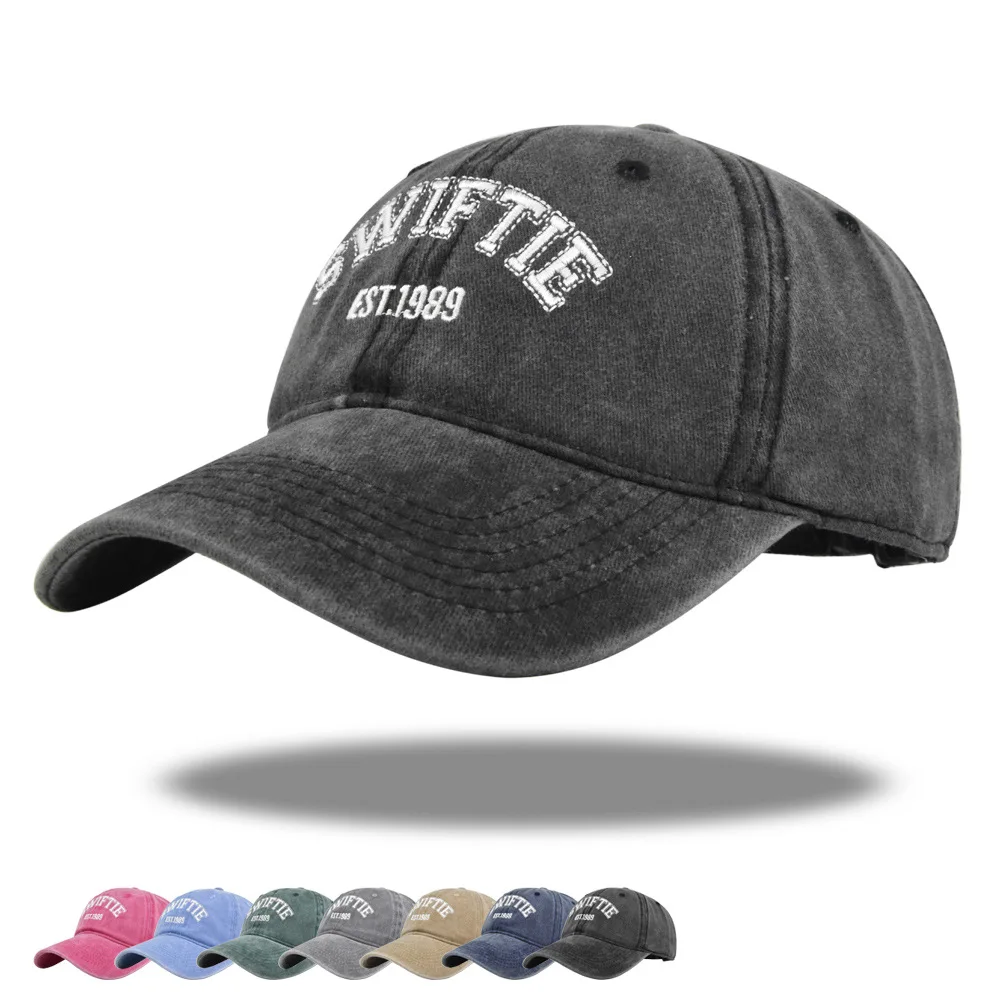

Летняя бейсболка унисекс для женщин и мужчин, модная шляпа Snapback с вышивкой букв, винтажная стираная хлопковая шляпа унисекс в стиле хип-хоп, солнцезащитная шляпа Casquette