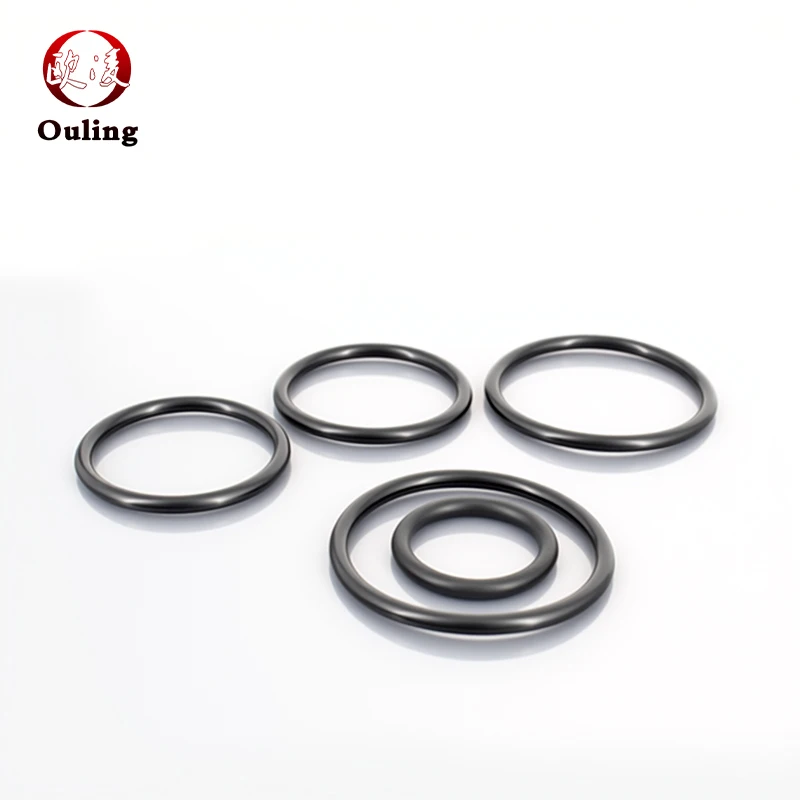 EPDM O-ring CS2/2.5/3mm Thickness OD5-50mm Acid and Alkali Resistance Water Resistance Black O-ring Seal Washer in Stock