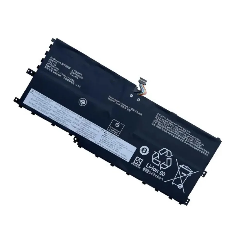 15.36V 54Wh L17C4P71 L17M4P71 Li-ion Replacement Battery 01AV475 SB10K97624 for Lenovo ThinkPad X1 Yoga 3rd Gen 2018 Notebook