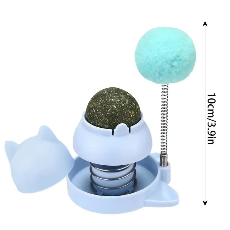 Catnip Wall Toys Edible Catnip Bubbles And Balls That Stick On Wall Catnip Bubbles Lickables For Cats Catnip Ball Toy For Cat