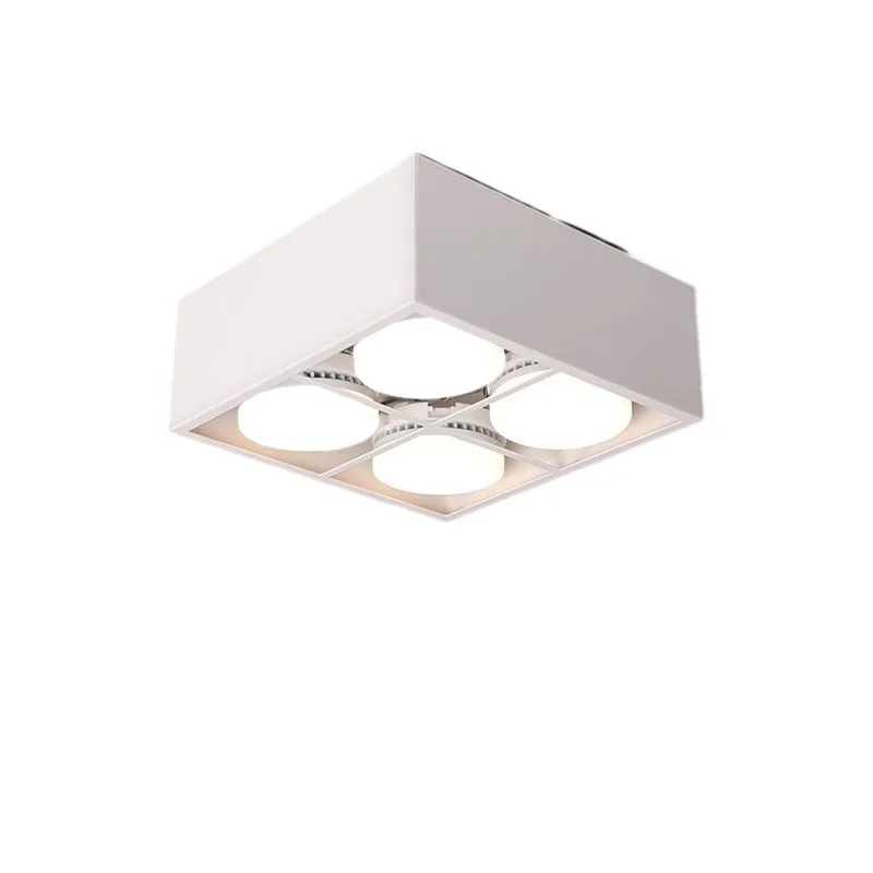 

Four-head daring downlight, surface mounted anti-glare full spectrum eye protection, guest dining room, bedroom