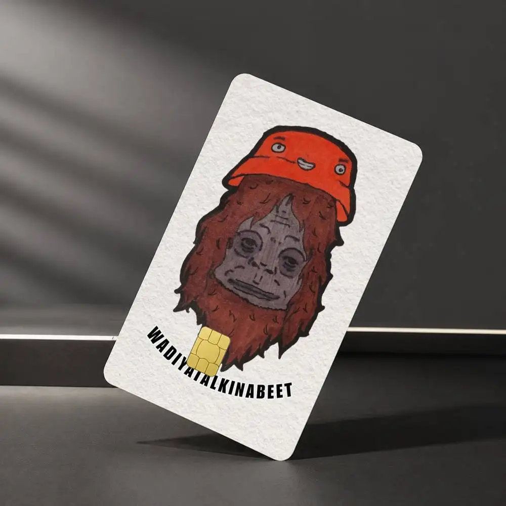 S-Sassy The Sasquatch Sticker Film Tape Skin for Credit Card Debit Card Waterproof
