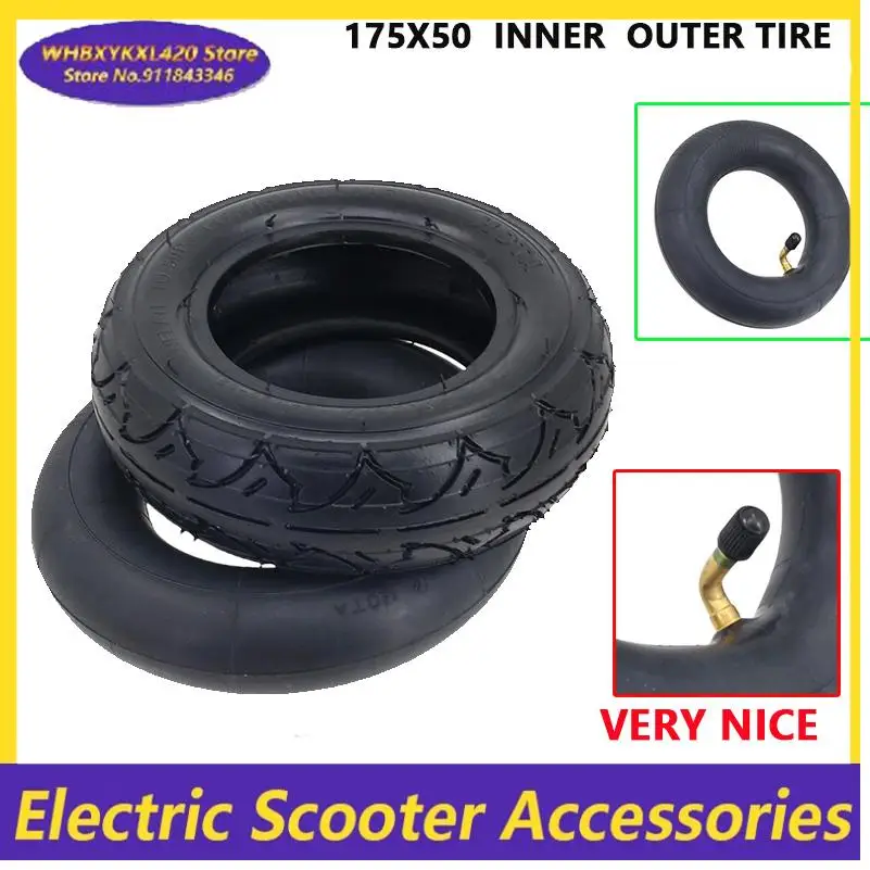 

High Quality 175x50 Electric Scooter Tire Fits 7 Inch Wheelchair Stroller Replacementhigh-quality