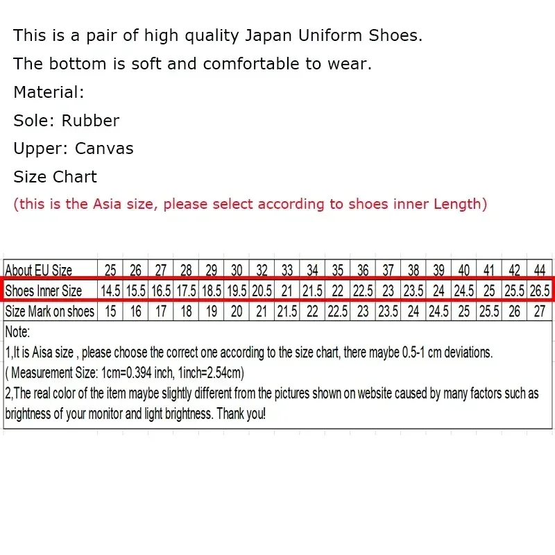 SS135 colores Japón japonés JK uniforme escolar Uwabaki zapatos de interior Cosplay plano para Lolita dulce niñas deportes cómodos