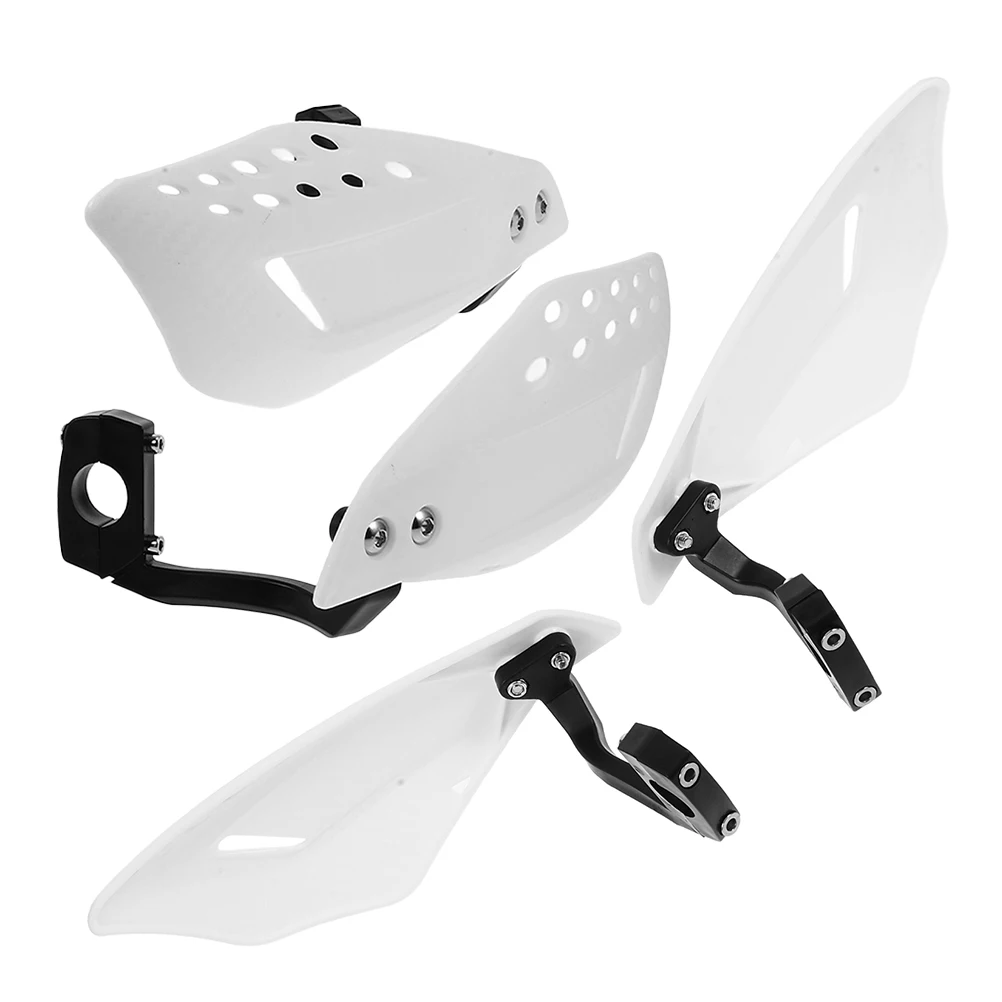 

2Pairs Motorcycle Handlebar Guards Hand Guards Wind Protector Off-Road Replacement Handguards Motorcycle Brake Lever Handlebar