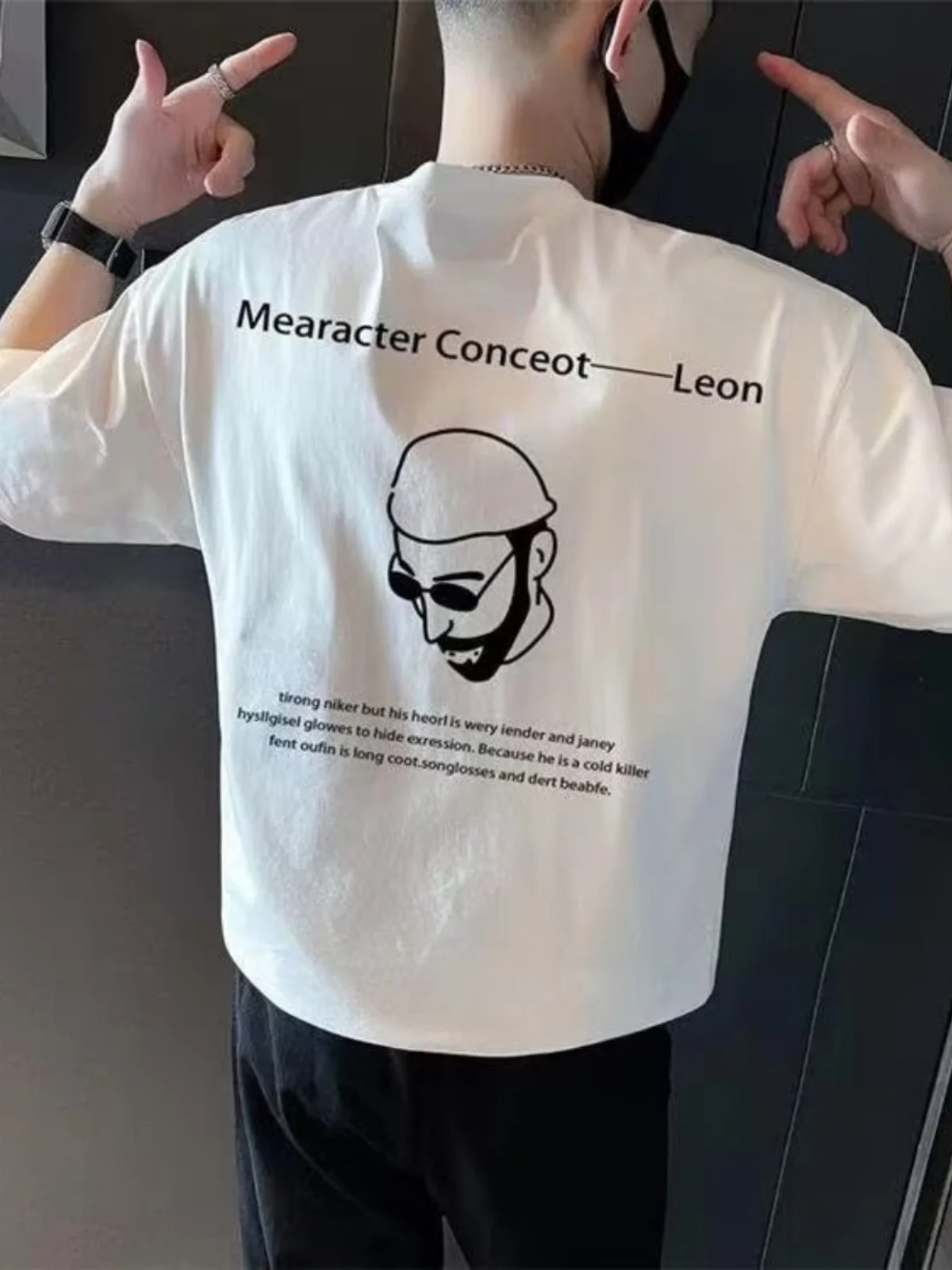 

Trendy Cotton ort Sve T-irt Men's Summer Korean Sle f Sve Body irt Ins Haome Versatile Haome Top