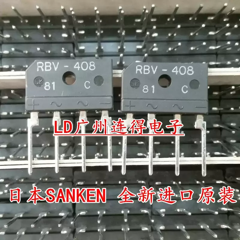 10-100pcs Japanese SANKEN rectifier bridge stack RBV410 4A1000V LCD power supply full bridge brand new imported original