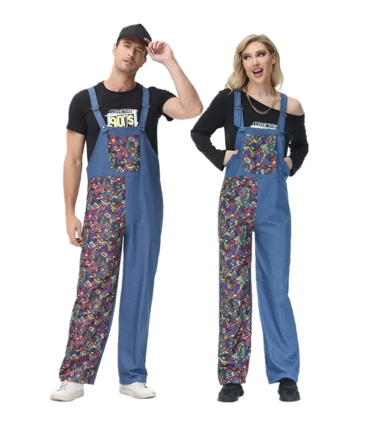 Vintage Rock Disco amantes trajes de cantante Halloween mujeres 70s 80s Hippie Cosplay disfraz puesta en escena traje de baile