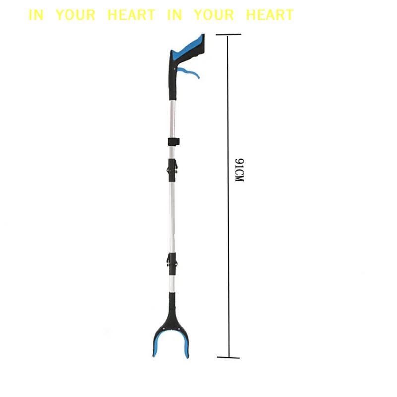 【X】Garbage Picker Gripper 360 Rotating Handle Foldable Trash Extender Grabber Tool for Elderly Disabled Home Use