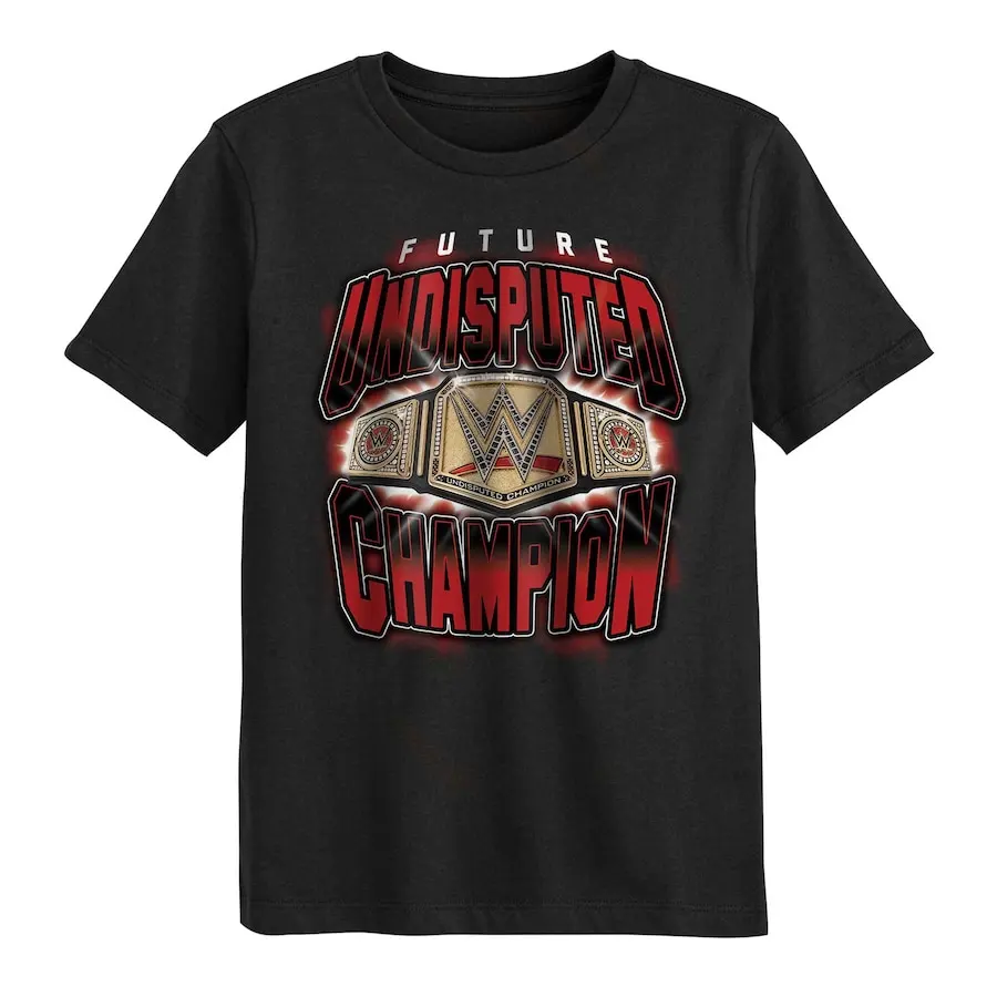 Preschool Black Future Undisputed Universal Champion T-Shirt