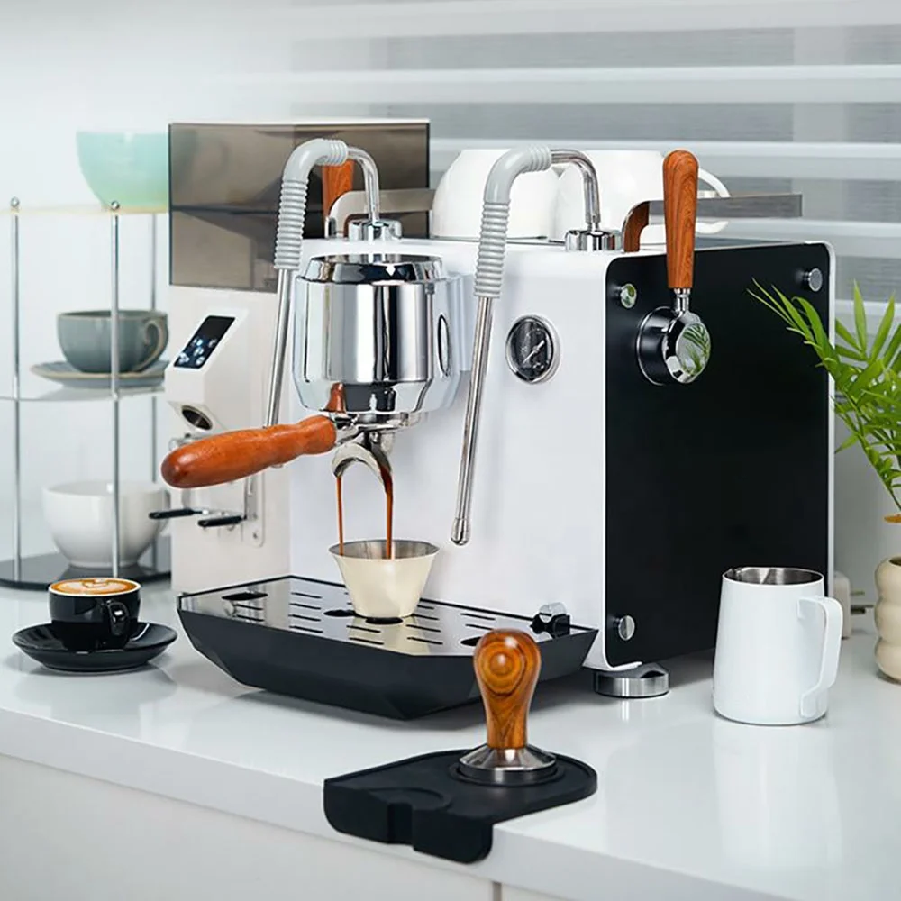 Customized Wholesale Single Group Independent Dual Water Storage Boilers Detachable Water Tank Espresso  Coffee Machine