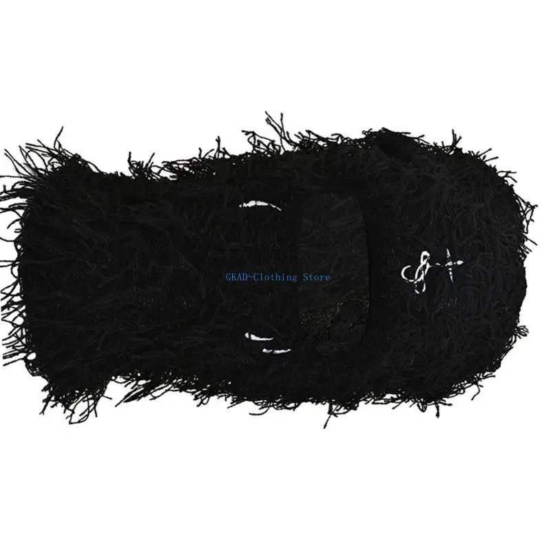 N0PE สำหรับผู้ใหญ่ Balaclava Outdoor Windproof Windproop Hole Exposed Neck Hat ป้องกันหมวกสำหรับผู้หญิง