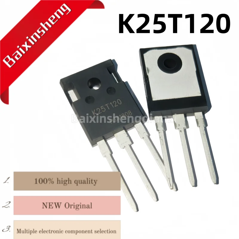 

10 pieces, brand new domestic/original genuine, two options, K25T120, IKW25T120, 25A1200V, TO-247, IGBT transistor
