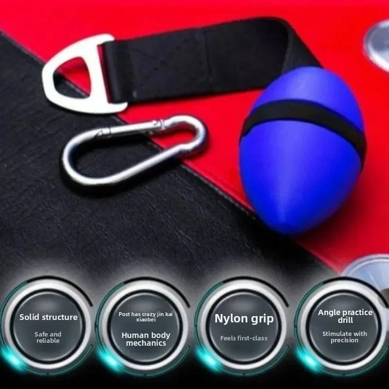 Dual Spin Ellipsoid Training Strap Large Size Target Thumb Tiger Muscles Boost Fist Lifting Wrist Strength Portable Fitness Gear