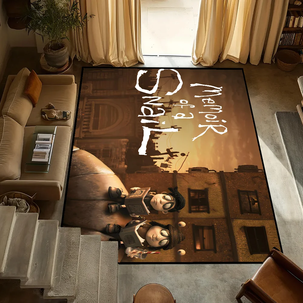 أنيمي مضحك مذكرات الحلزون السرير المطبخ حمام المعيشة المنزل منزل غرفة نوم الكلمة حصيرة ممسحة كبيرة السجاد البساط الديكور #1