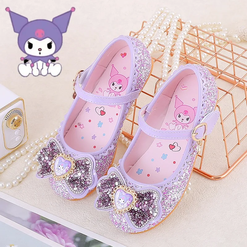 

New Sanrio Kuromi cartoon girls student Casual Shoes girls sandals gift
