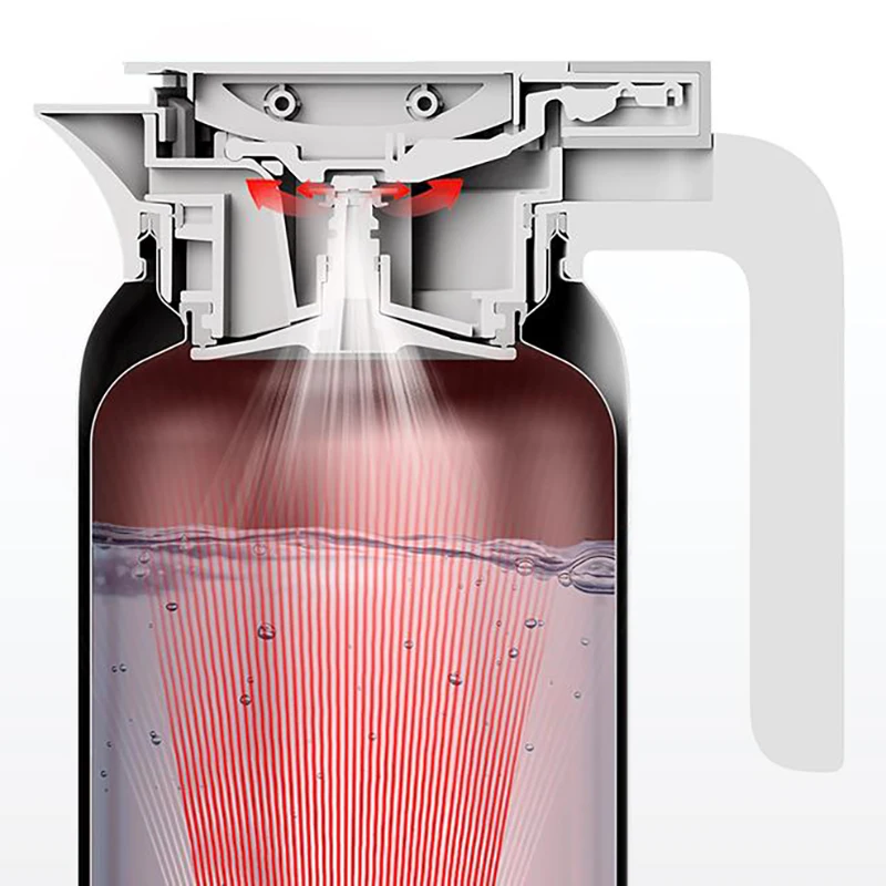 Xiaomi Mijia กระติกน้ำร้อนสำหรับบ้าน1.8L ขวดน้ำความจุสูง316ถ้วยต้มฉนวนกันความร้อนที่ยาวนานทำจากสเตนเลสสตีล