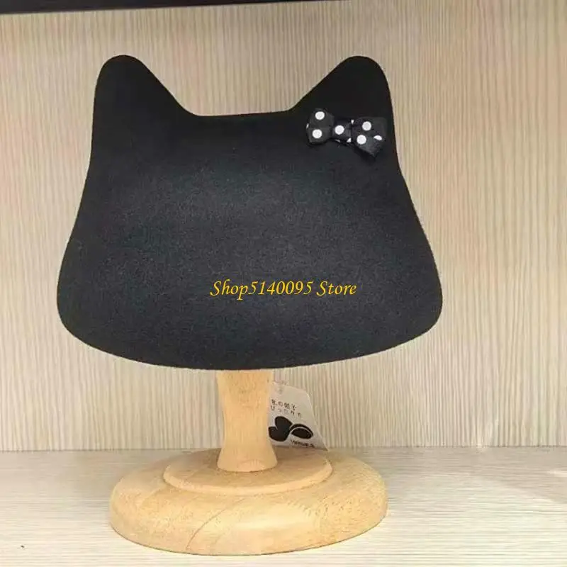 

DXAE Girls Painter Hat French Hat Kitten Ear Photography Props