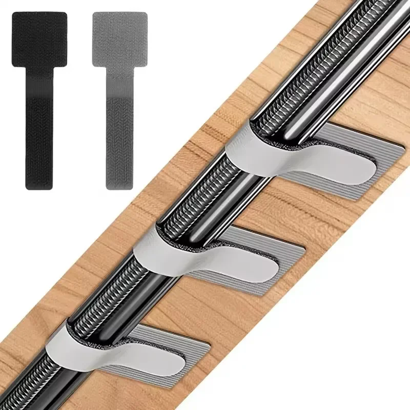Ties Fastening Wire Reusable Cable Organizer Cord Rope Holder Self Adhesive Adjustable Cord Organizer Straps Desk Management