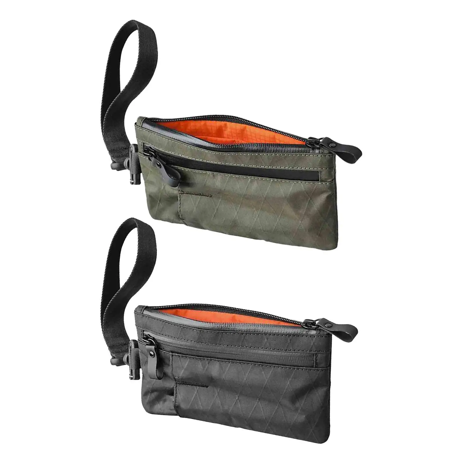 

Zip Pouch Multipurpose Water Resistant Organization Outdoor for Men Minimalist Convenient Portable Zip Wallet Storage Pouch