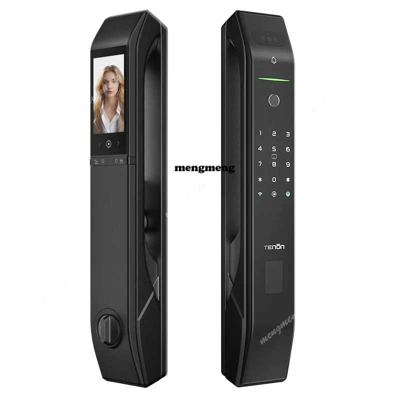Factory direct sales face palm vein recognition monitoring capture intercom automatic home security door smart lock