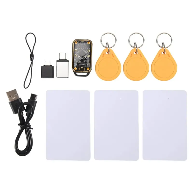 RFID Smart Chip Reader Chameleon Ultra Smart Card Emulator Duplicator ID IC Card Decode +3XUID Keychain/Card
