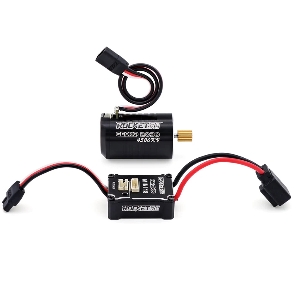 Rocket-RC Motor ESC Combo for TRX4M Upgrade RC Car 1/18 Scale Crawler Truck Parts 2030 Sensored Brushless