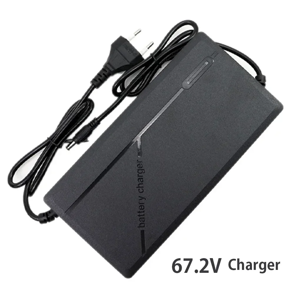 New Full Capacity Power 18650 Lithium Battery 60V40Ah Lithium Battery Pack 16S6P Suitable for 250-2000W+Lithium Battery Charger