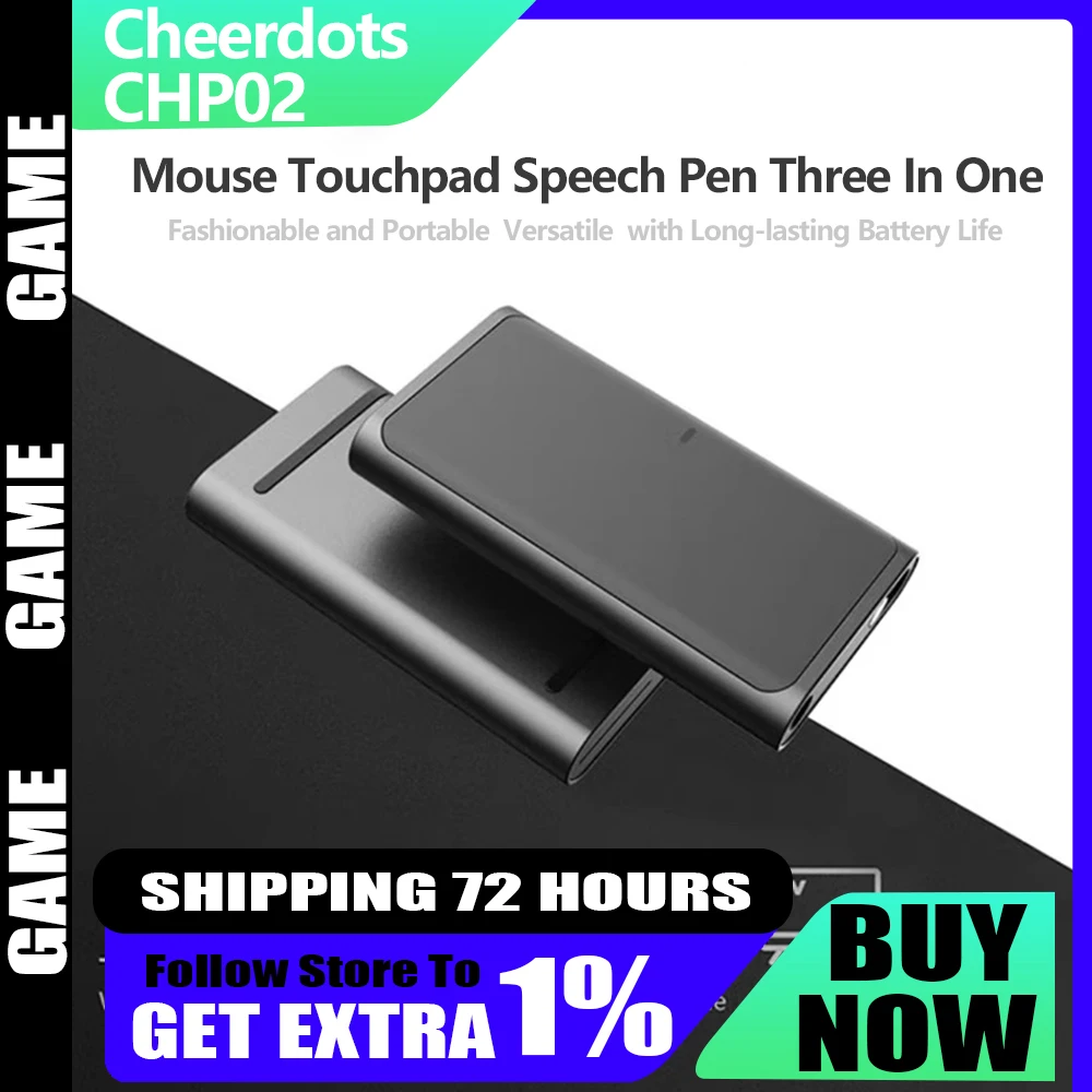

Cheerdots Air Mouse Двухрежимный воздушный режим Беспроводная Bluetooth лазерная ручка Зарядка 33 г Легкая мышь Складной экран Лучший компаньон