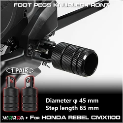 Rebel 1100 Foot Pedal For Honda Rebel CMX1100 Rebel1100 SC83 Footpegs Foot Pegs Pedals Foot Rests Aluminum Knurled Passenger Peg