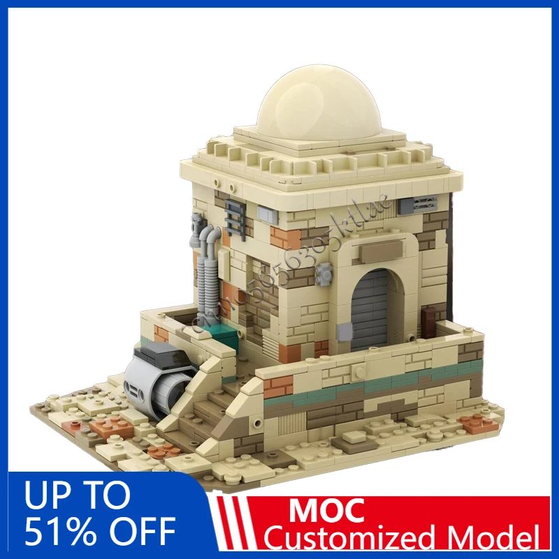 682 ELEMENTY Konstrukcyjne SW Dom na Tatooine MOC Personalizowany Modułowy Zestaw Klocków Kreatywny Projekt Popularna Zabawka DIY do Składania Prezent