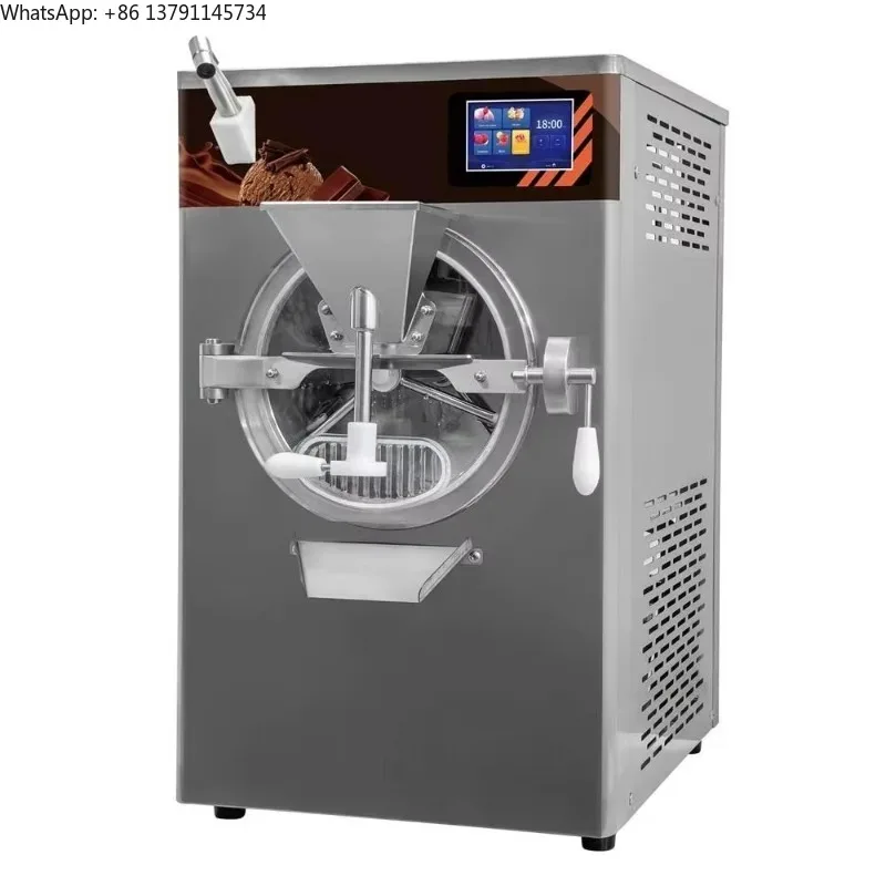 56L/H Gelato Flavor Ice Cream Maker for Home Countertop with 10 Batch Freezer Function New Condition