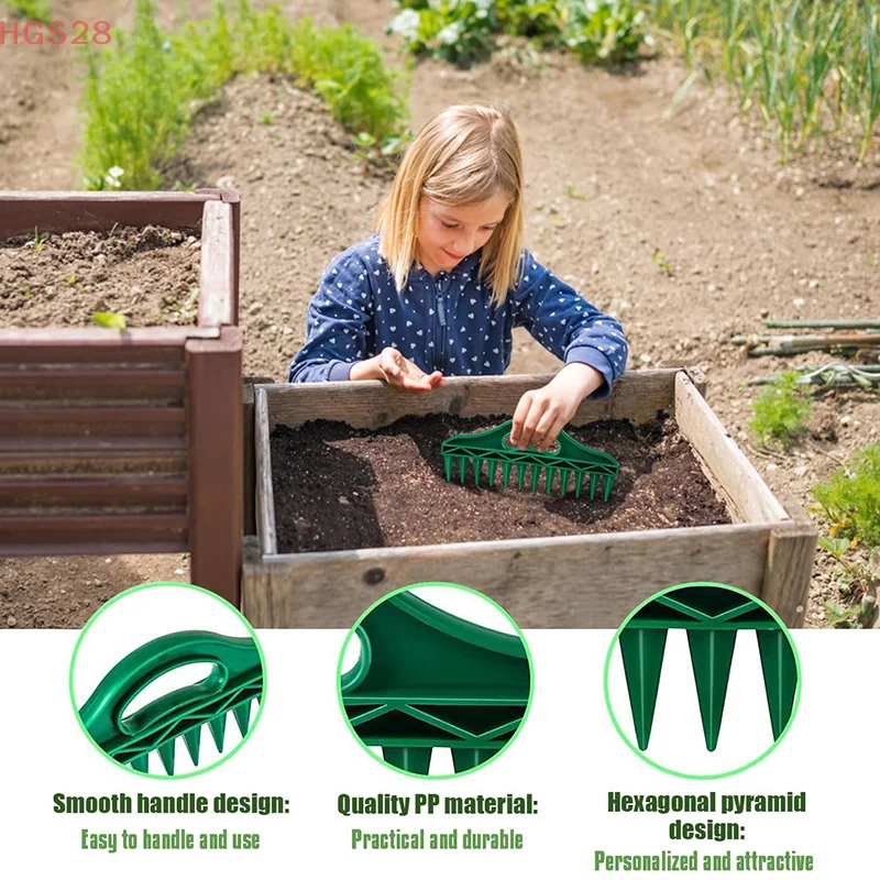 1/2 Pieces Seed Punch Soil Quick Punch Gardening Seed Spacing Tool Vegetable Plant Seeding Cuttings