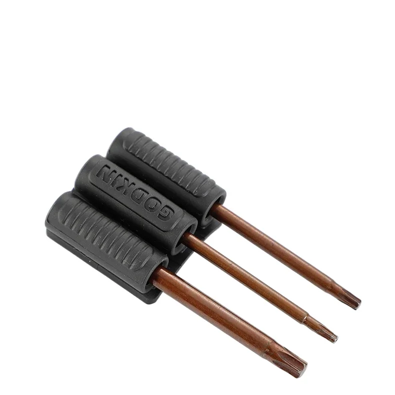 Multifunction Screwdriver Head Clip, 3M Rubber Bit, Stick Type, 3-Hole Head Storage, Quick Access, Organizer Acessórios