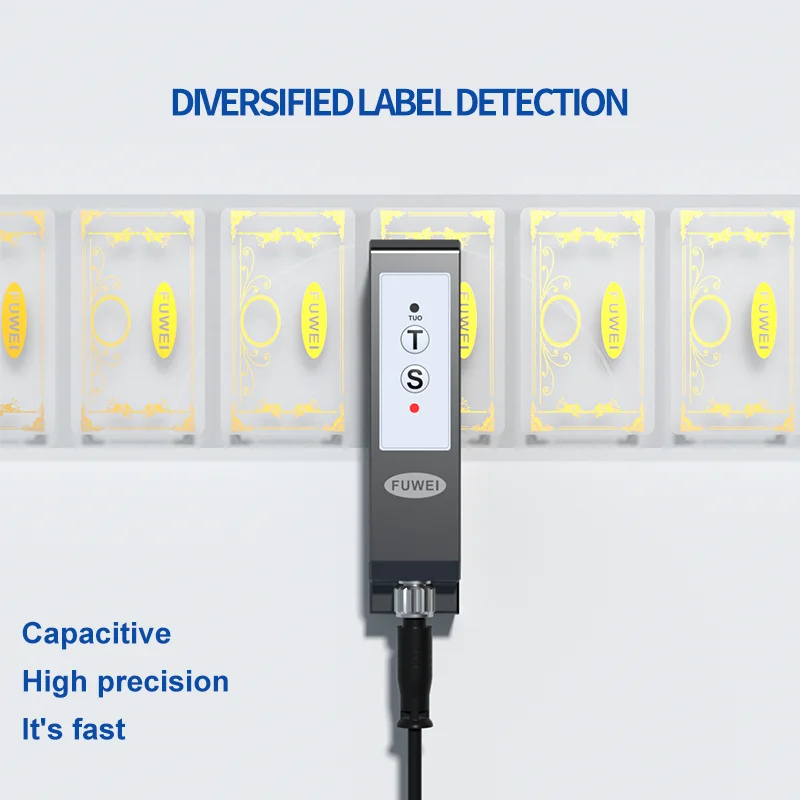 2026 FGU07-100 Transparent self-adhesive label detection for labeling machine Capacitive Label Sensor
