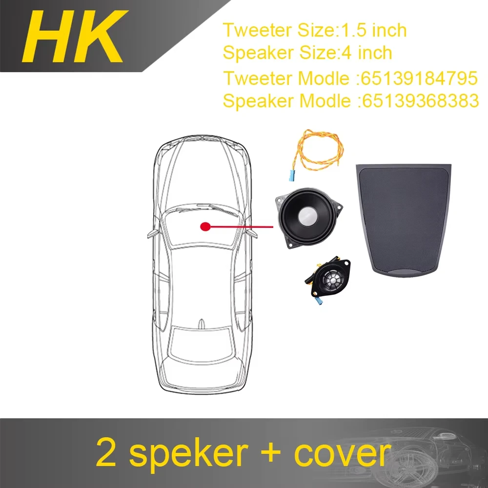 Car Center Console Speaker For BMW F10 F11 5 Series Original Dashboard Panel Shell Audio Loudspeaker Cover Refit Kit