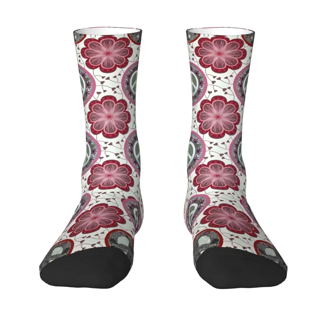 Love And Peace Sock Printed Man Polyester