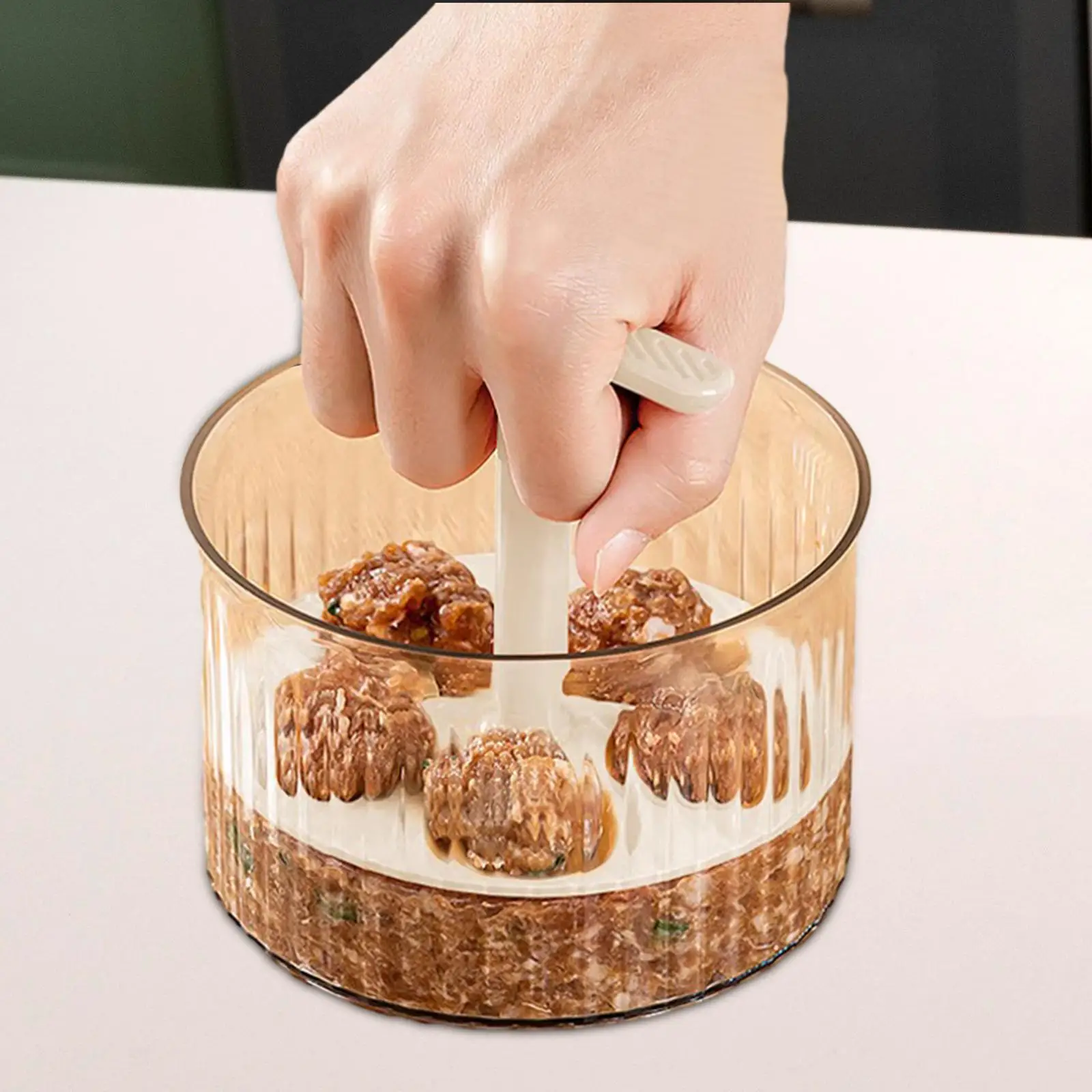 Meat Making Balls Prawn Sliding Tool Kitchen Gadgets Restaurant Portable Burger Kitchen Cooking Utensils Meatball Dispenser Tool