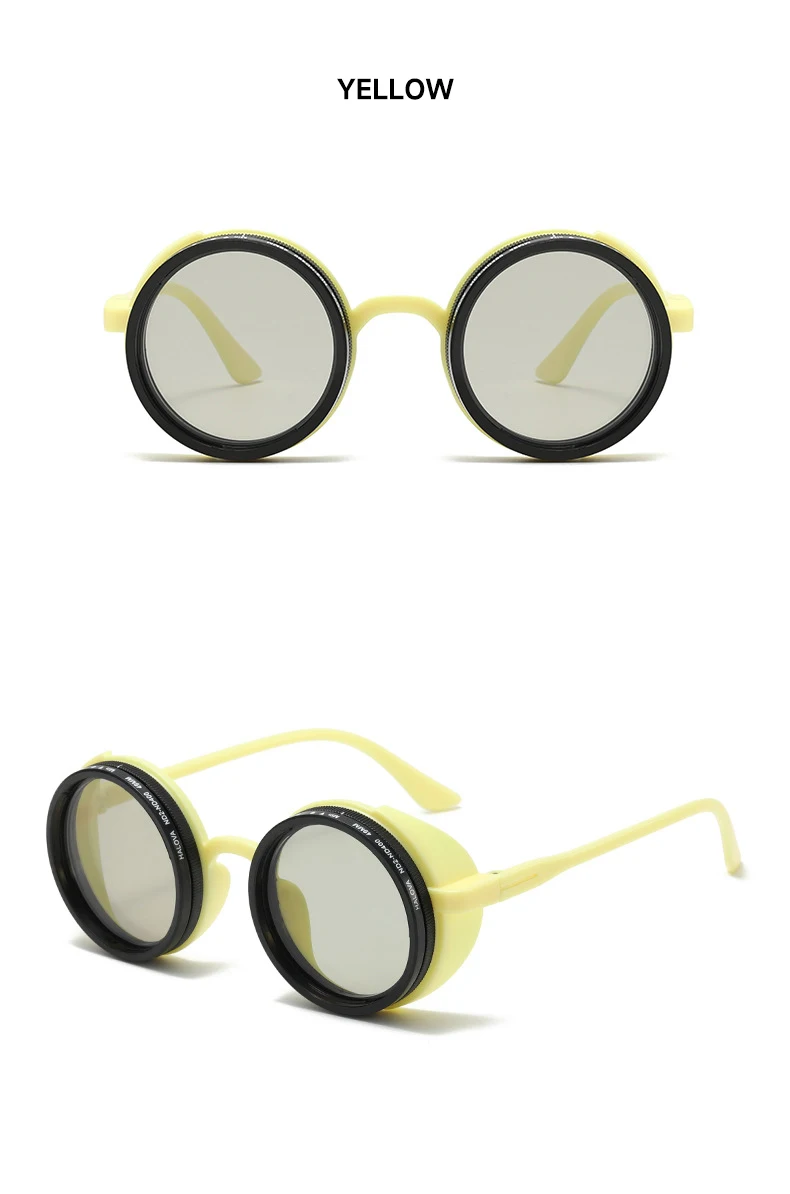 ND Dimmen Gläser Männer Polarisierte Sonnenbrille Frauen Fahren Angeln Brille Steampunk Outdoor Shades Retro Runde UV400 Sonnenbrille – Detail 14