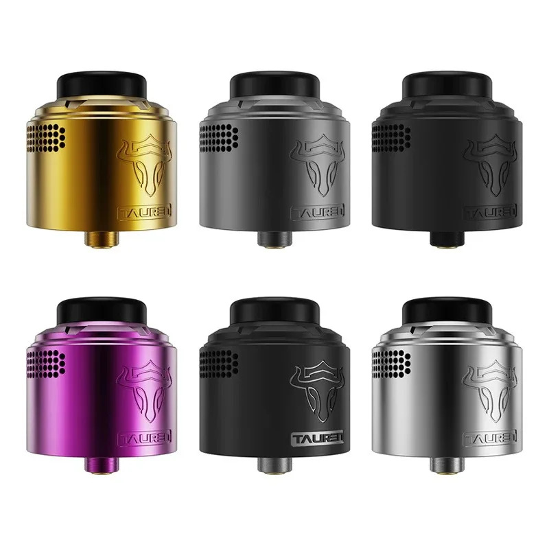 

Thunderhead Creations Tauren Vortex 30 RDA Tank 30mm Postless Dual Coil Building Deck 810 Drip Tip 3D Vortex Airflow Atomizer