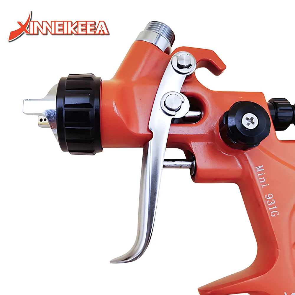 Saigaole mini931G Paint Spray Gun Industrial Home Auto Furniture Repair Spray Tool Nozzle 0.8mm 1.0mm Cup 250mm Manual Spray Gun