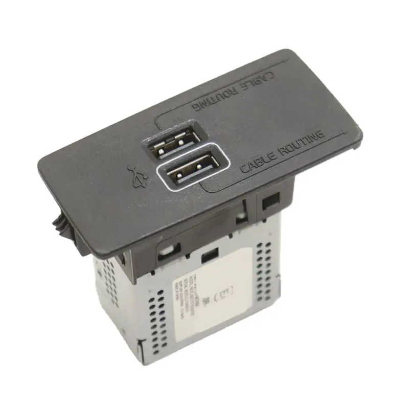 AB96-Car USB Dual Port Interface 31407038 For Volvo S60 S90 XC60 XC90 V90 Modified Double Socket Single