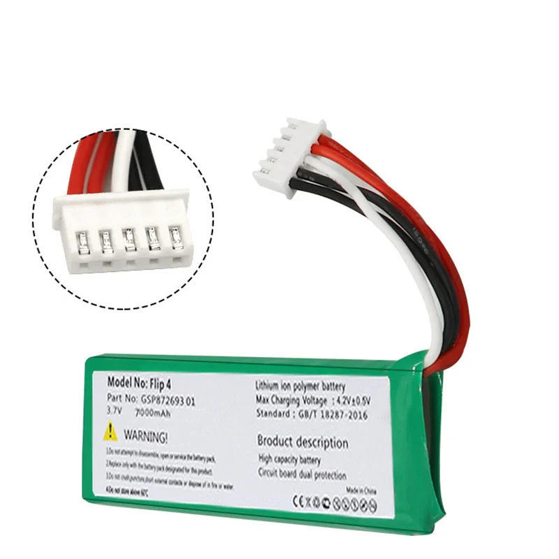 upgrade 7000mAh 3.7V Battery GSP87269301 + For JBL Flip 4, Flip4 Flip 4 Special Edition Audio Battery+Tool