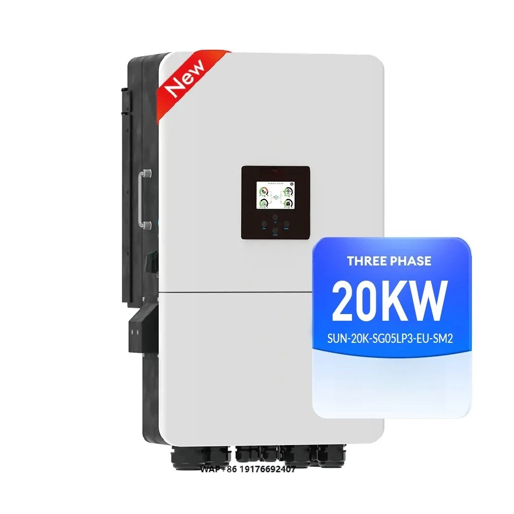 For Lowvoltage 12KW 15KW 20KW 25KW Hybrid Solar Inverter 3 Phase Single/Dual Pure Sine Wave 98% Efficiency
